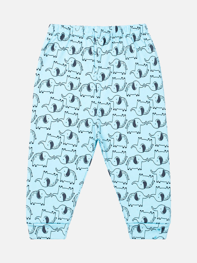 Boys Solid Long Length Pyjama for Sleepwear, Lounge Comfort and Everyday Nightwear Essentials - Pack of 3