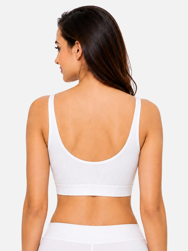 Women Antibacterial Sleeveless Thermal Top with Round Neck Design for Winter Base Layering and Cold-Weather Comfort