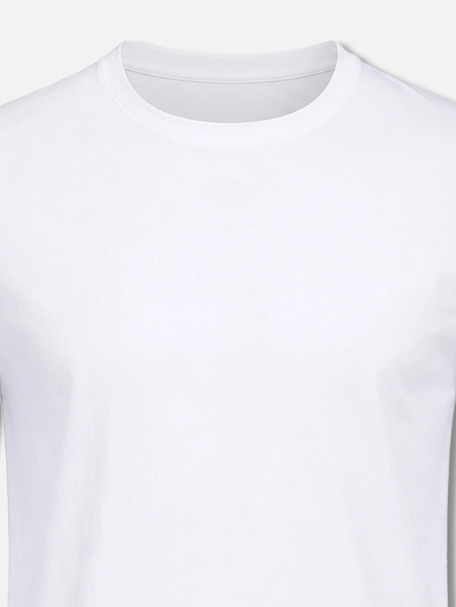 Men Rich Cotton T-Shirt Round Neck Full Sleeves with Regular Fit for Everyday Casual Wear and Easy Layering
