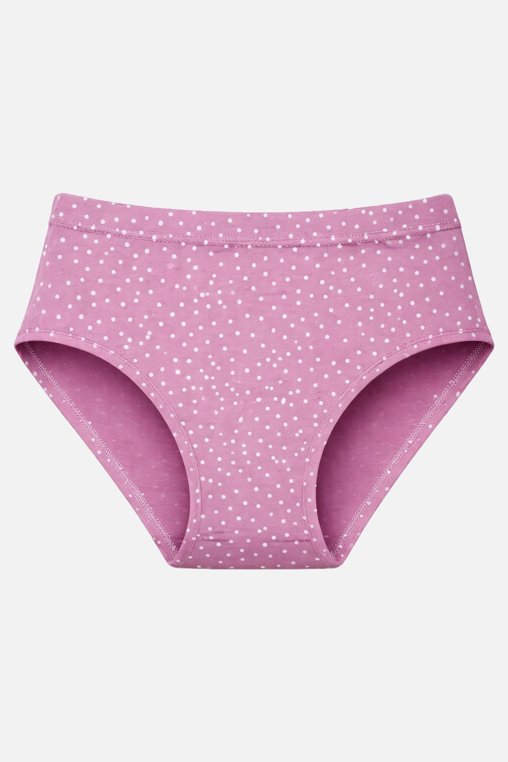 Girls Cotton Spandex Panty with Inner Elastic, Mid Waist Fit and Full Coverage for Everyday Comfort - Pack of 3