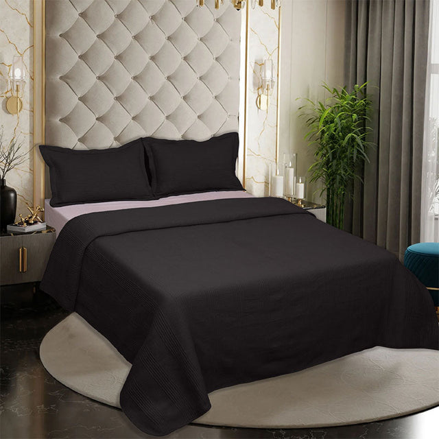 King Size Cotton Jersey Bedcover Camel Beige - Bodycare