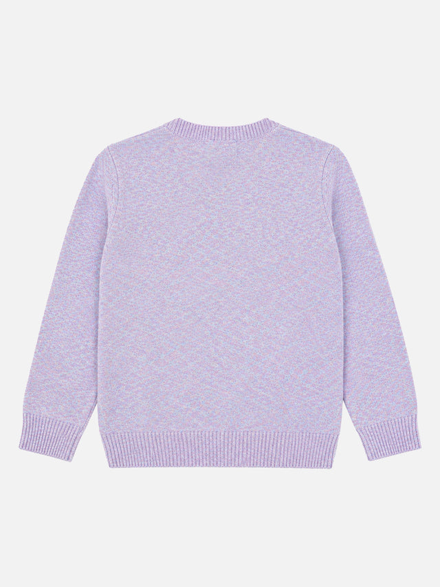 Girls Round Neck Full Sleeves Sweater with Comfortable Winter Wear Styling and Everyday Casual Appeal