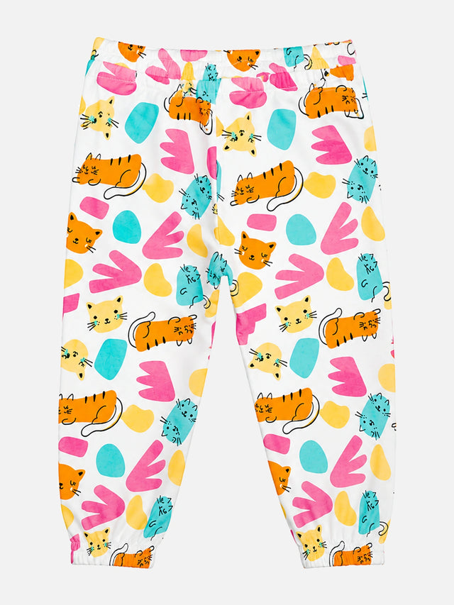 Girls Soft Stretchable Lightweight Track Pant for Casual Wear, Outdoor Play, Easy Movement and Everyday Comfort