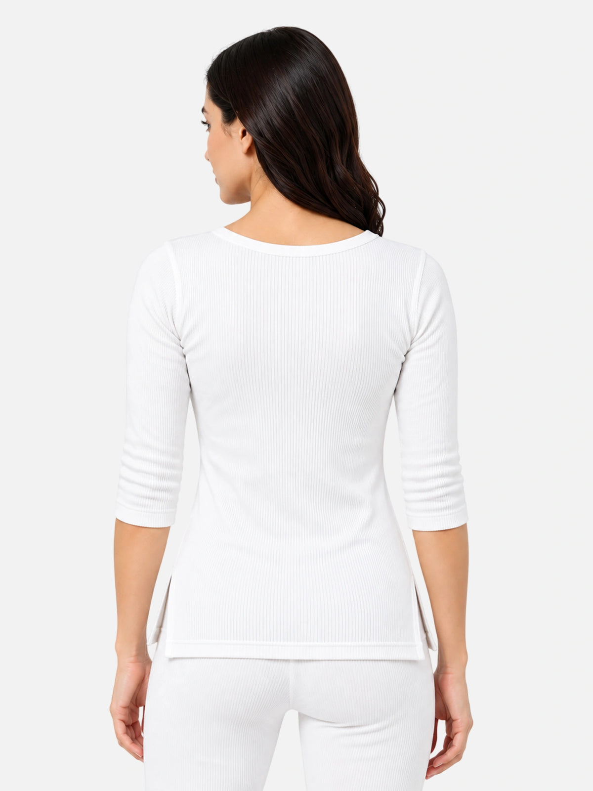 Women 100% Cotton Thermal Top with Warm Innerwear Comfort, Essential Winter Wear and Regular Fit Styling