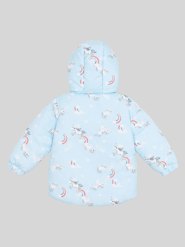 Baby Girls Soft Cotton Blend Jacket for Winter Wear, Warm Comfort, Casual Outfits and Regular Wardrobe Use