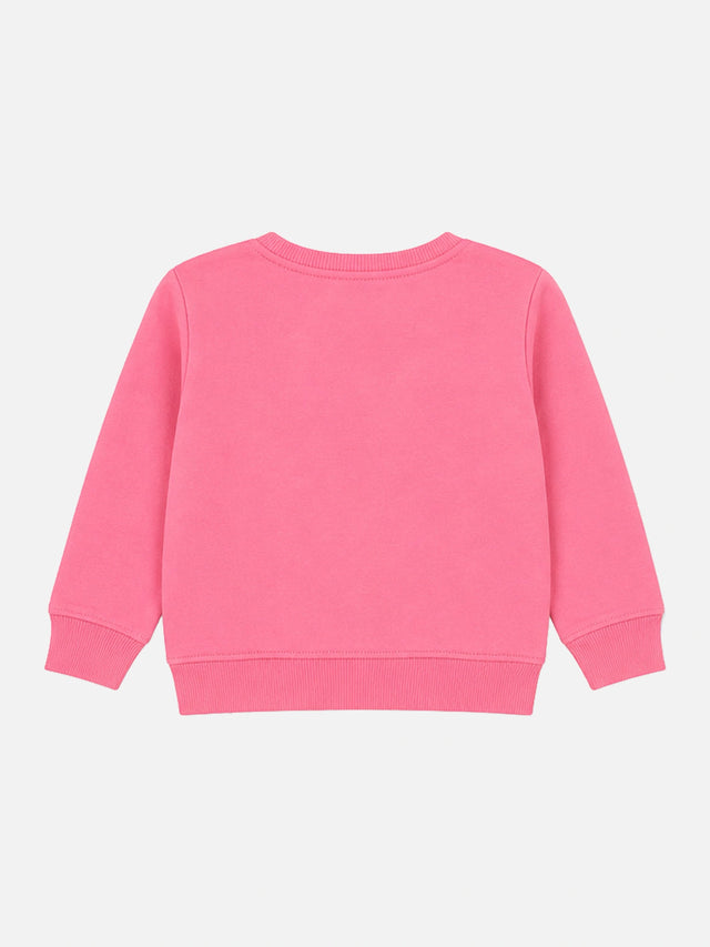 Baby Girls Round Neck Full Sleeve Sweatshirt for Comfortable Casual Wear, Easy Movement and Everyday Styling