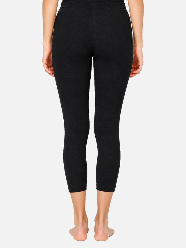 Women Regular Mid Rise Thermal Bottom for Winter Base Layering, Cold-Weather Comfort and Everyday Warm Innerwear - Pack of 1