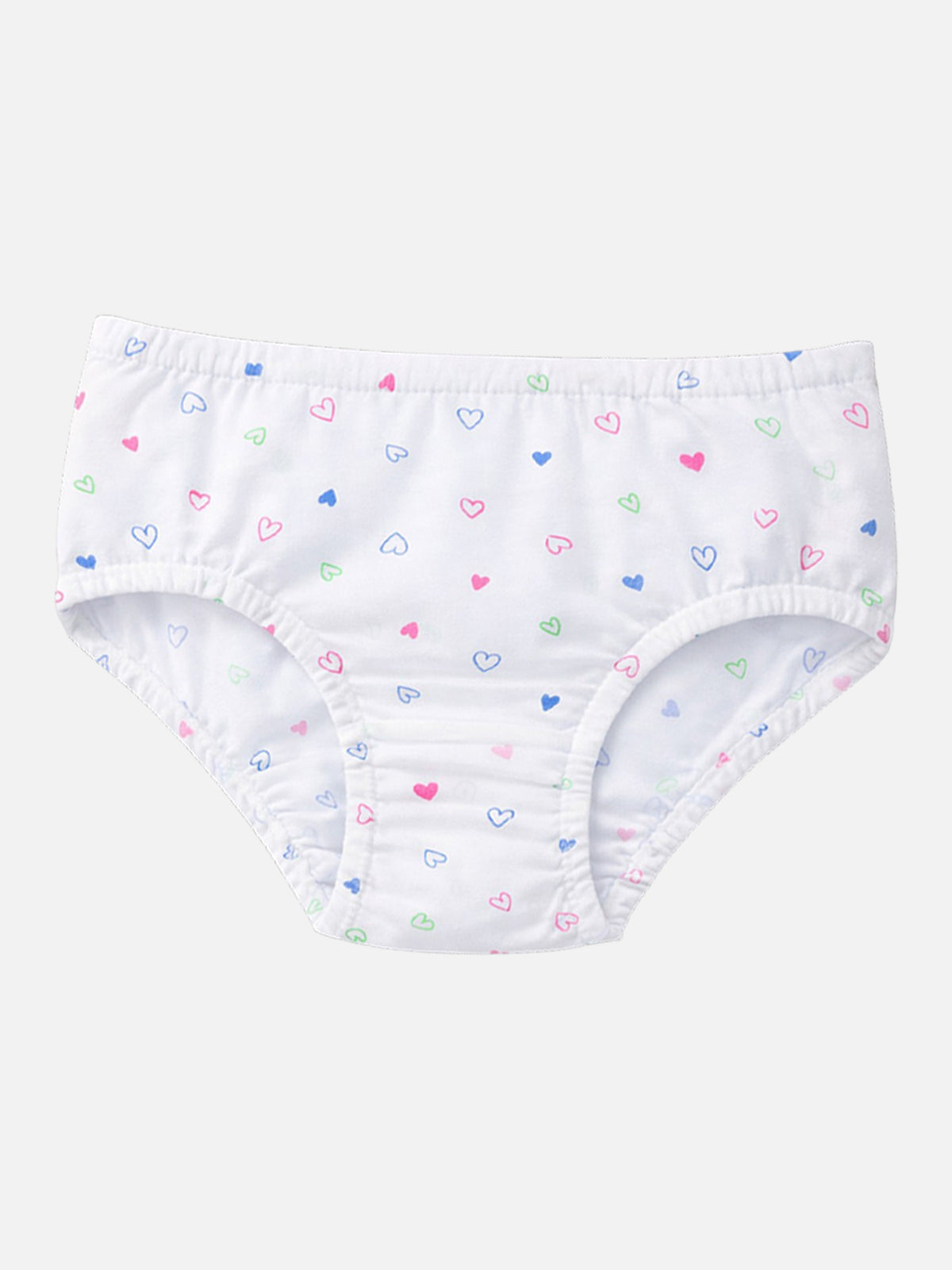 Girls Cotton Hipster Panty Underwear with Inner Elastic for Comfortable Daily Wear and Easy Movement - Pack of 3