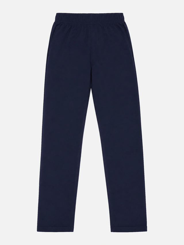 Girls 100% Cotton Solid Track Pant with Side Pockets and Regular Fit Jogger Styling for Comfortable Kids Activewear