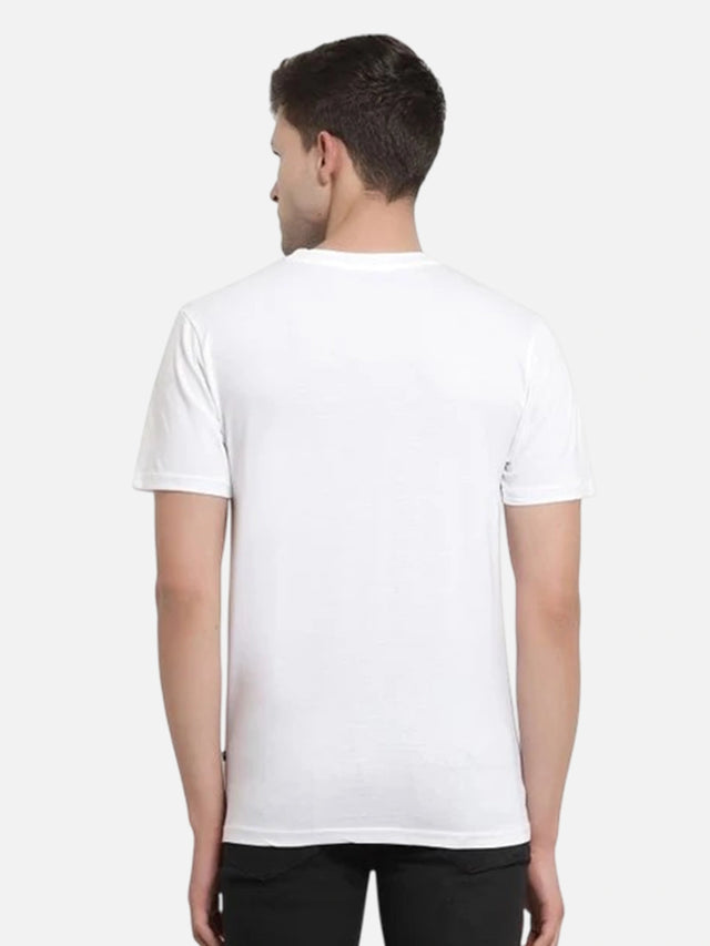 Men T-Shirt Round Neck Half Sleeves with Everyday Casual Styling for Comfort, Travel and Easy Layering
