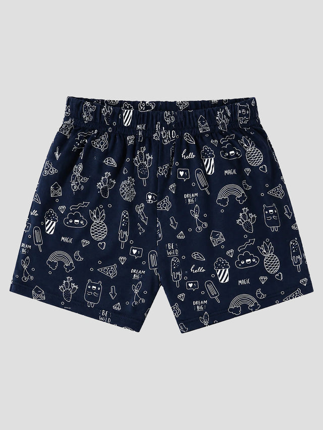 Girls Woven Shorts with Ultrasoft Durable Waistband for All-Day Comfort and Easy Movement - Pack of 2