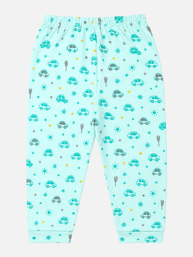 Baby All Over Print Pyjama Bottom Wear for Comfortable Sleepwear, Easy Movement and Daily Use - Pack of 3