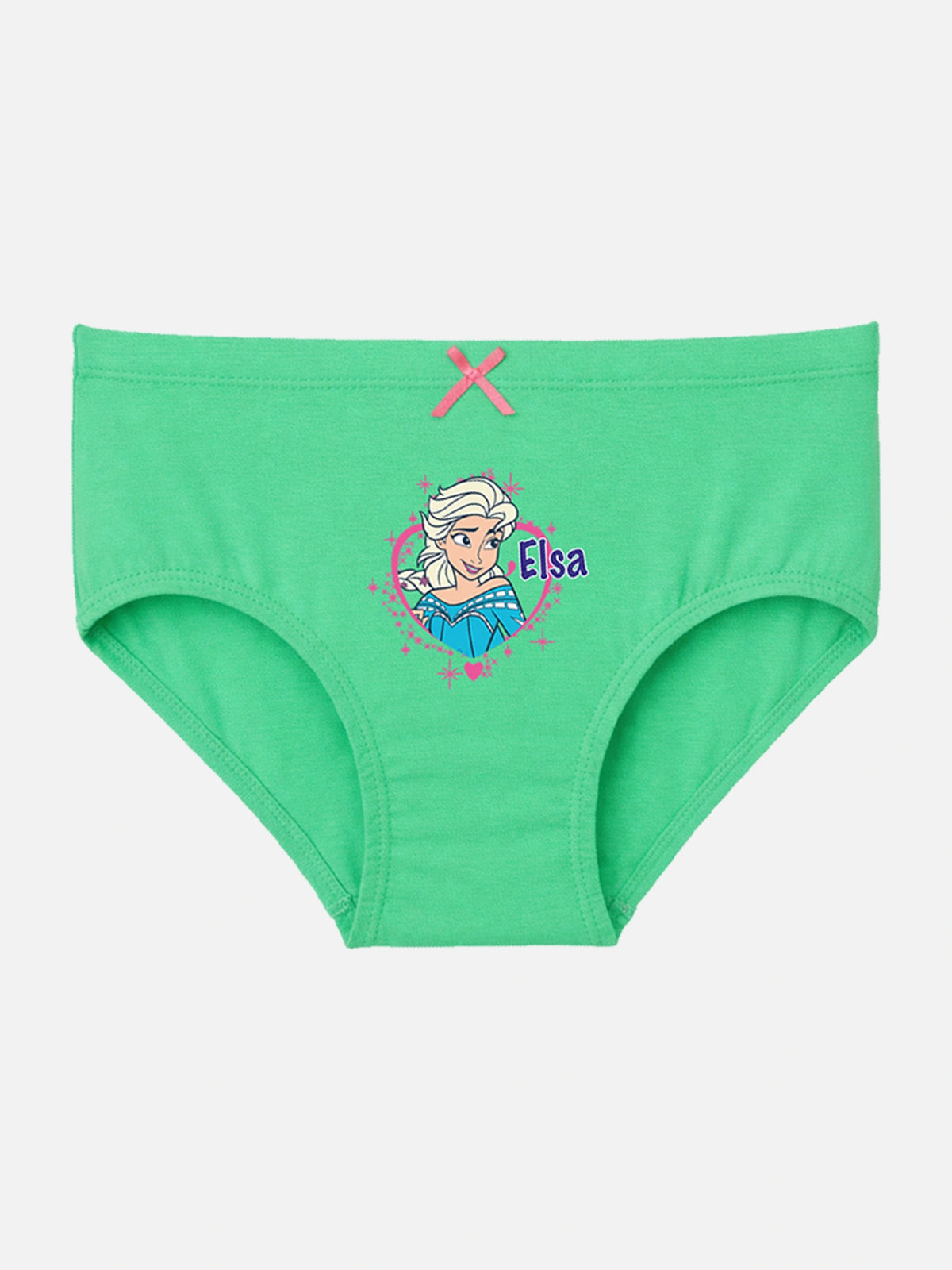 Girls Frozen Printed Innerwear Panty 100% Cotton Soft Skin Friendly for Everyday Comfort and Kids Essentials - Pack of 5