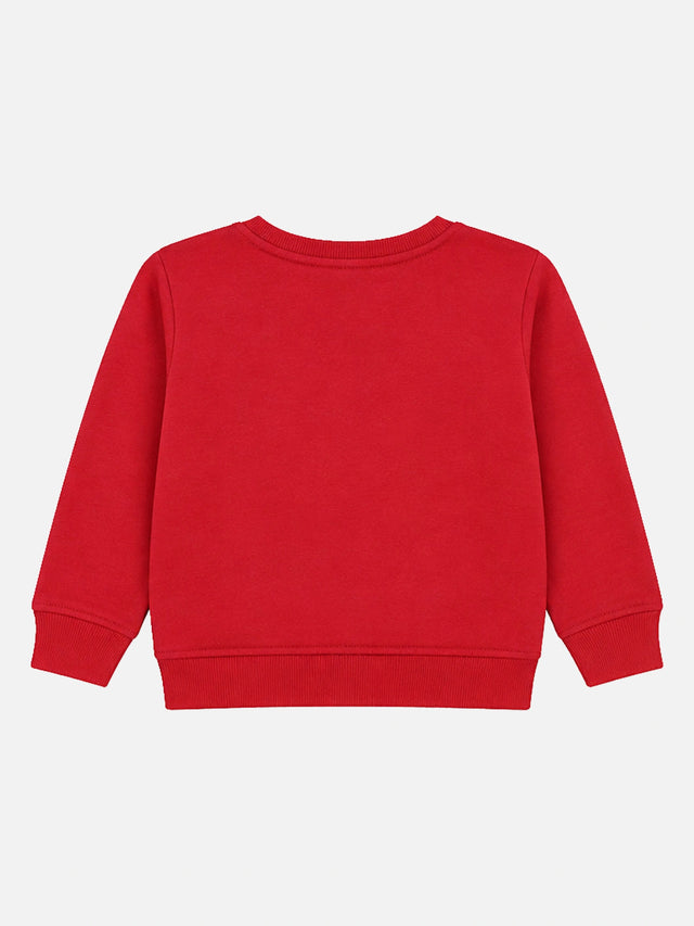 Baby Girls Round Neck Full Sleeve Sweatshirt for Comfortable Casual Wear, Easy Movement and Everyday Styling