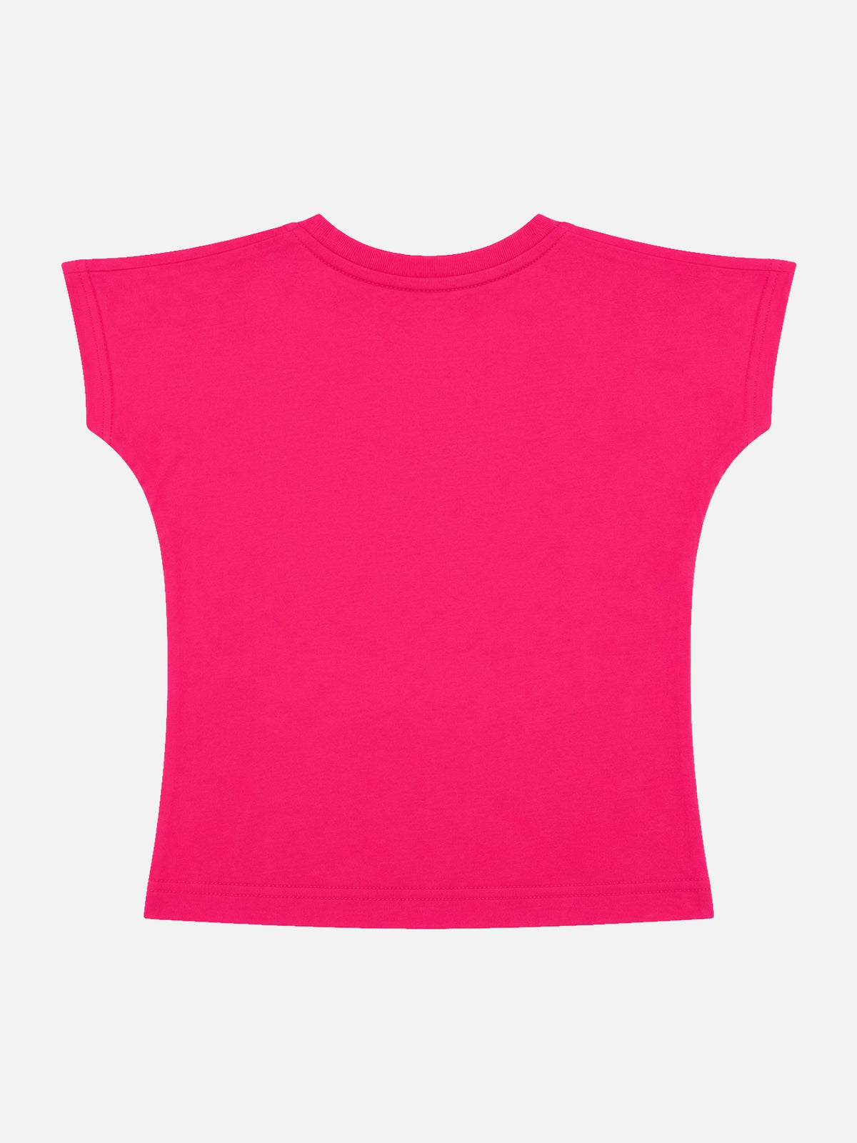 Baby Girls Round Neck Half Sleeve T-Shirt for Casual Wear, Easy Movement, Everyday Comfort and Regular Wardrobe Use