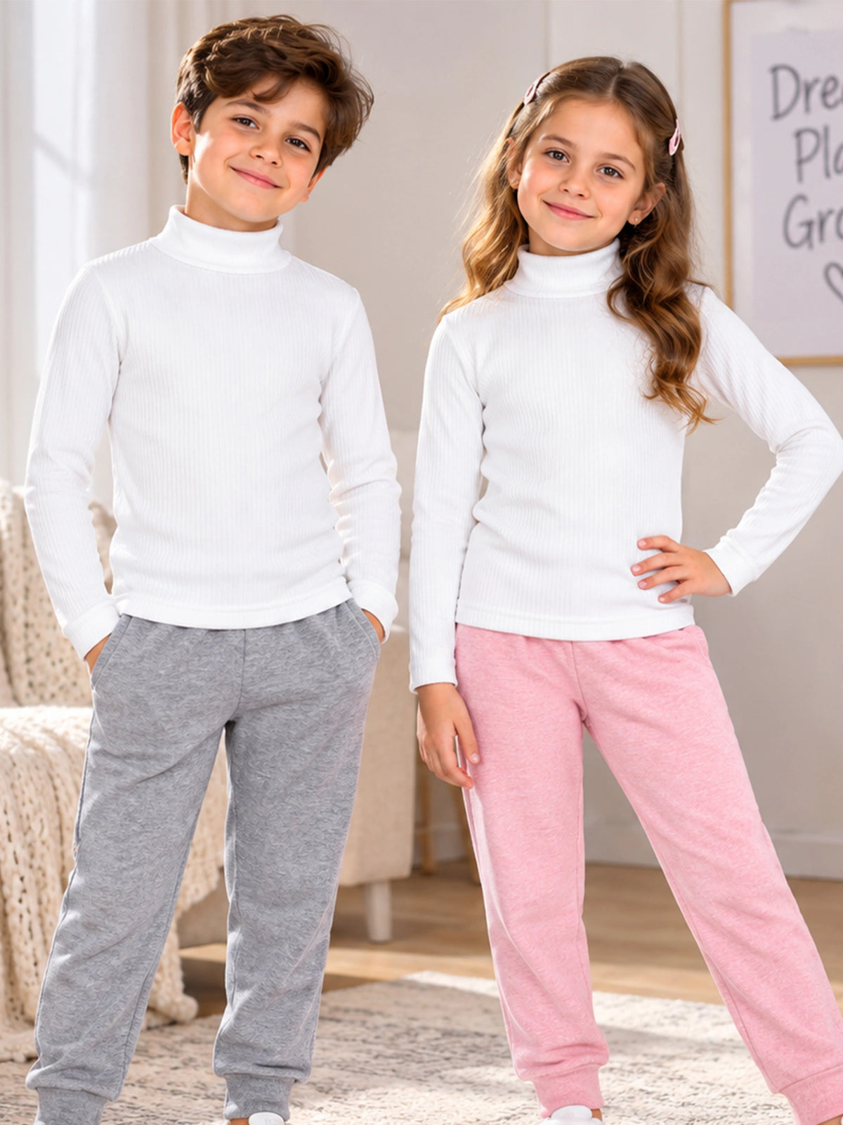 Unisex High Neck Full Sleeves Thermal Top for Winter Wear, Warm Base Layer Comfort and Cold Weather Use