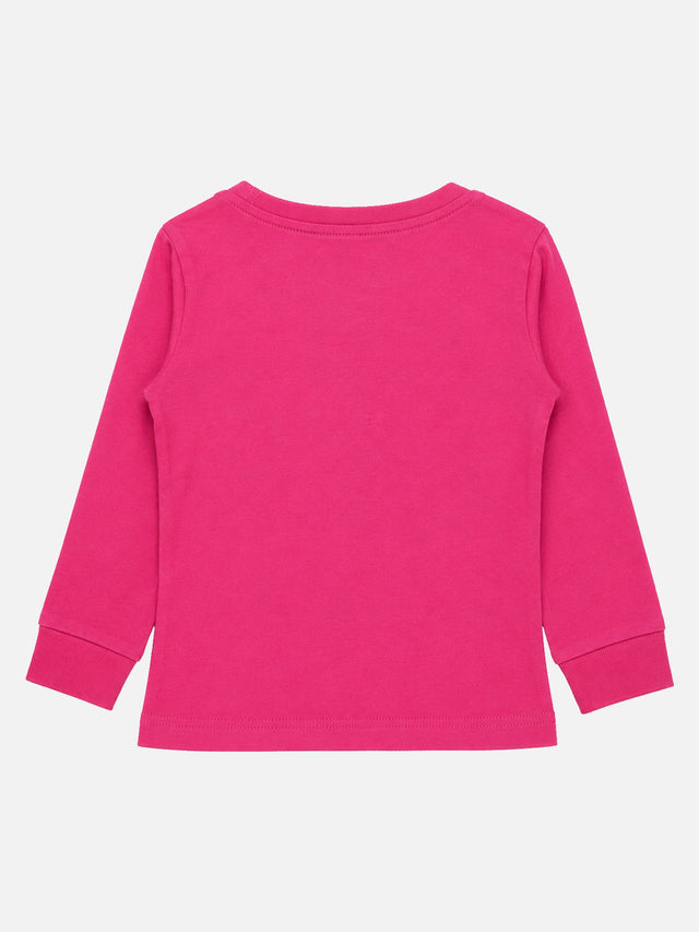 Baby Girls Solid T-Shirt Round Neck Full Sleeves Casual Wear Top for Playtime, Travel and Everyday Outfits - Pack of 1