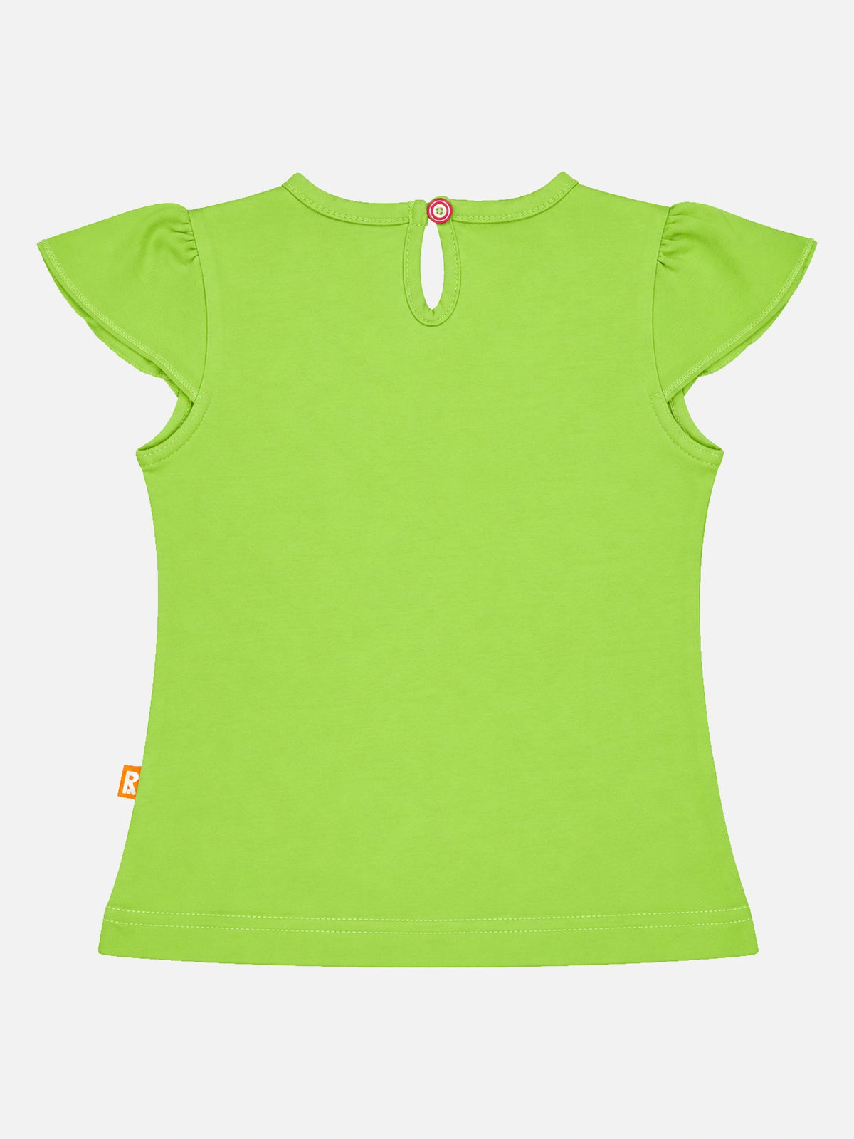 Baby Girls Round Neck Half Sleeve T-Shirt for Casual Dressing, Easy Movement and Regular Wardrobe Use - Pack of 1