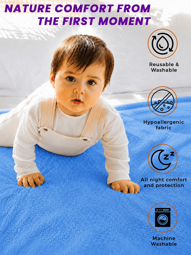 Unisex Dry Sheet for Regular Home Use, Comfortable Bedding Support and Everyday Protection Essentials - Pack of 1