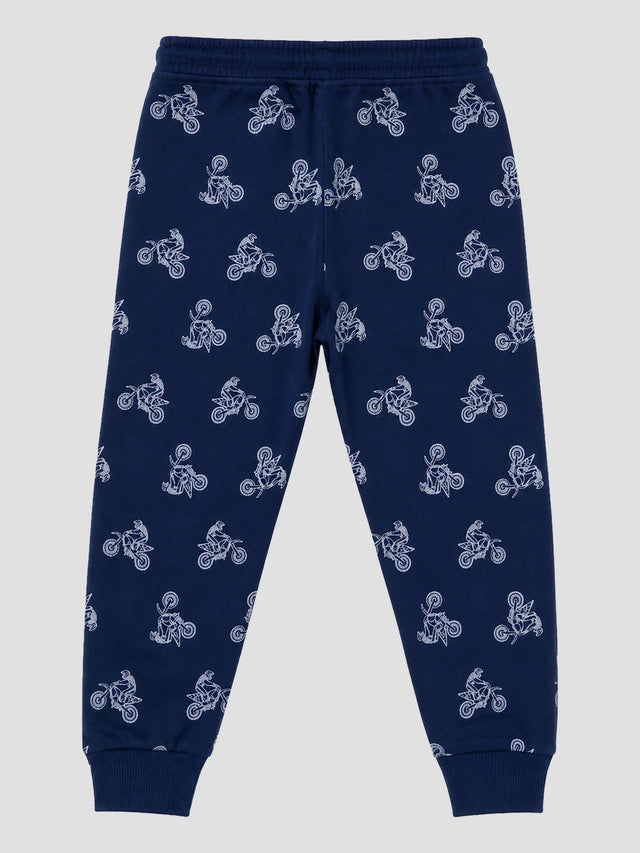 Baby Boys Printed Track Pant with Easy Movement Comfort for Casual Wear, Playtime and Everyday Lounge Use - Pack of 1