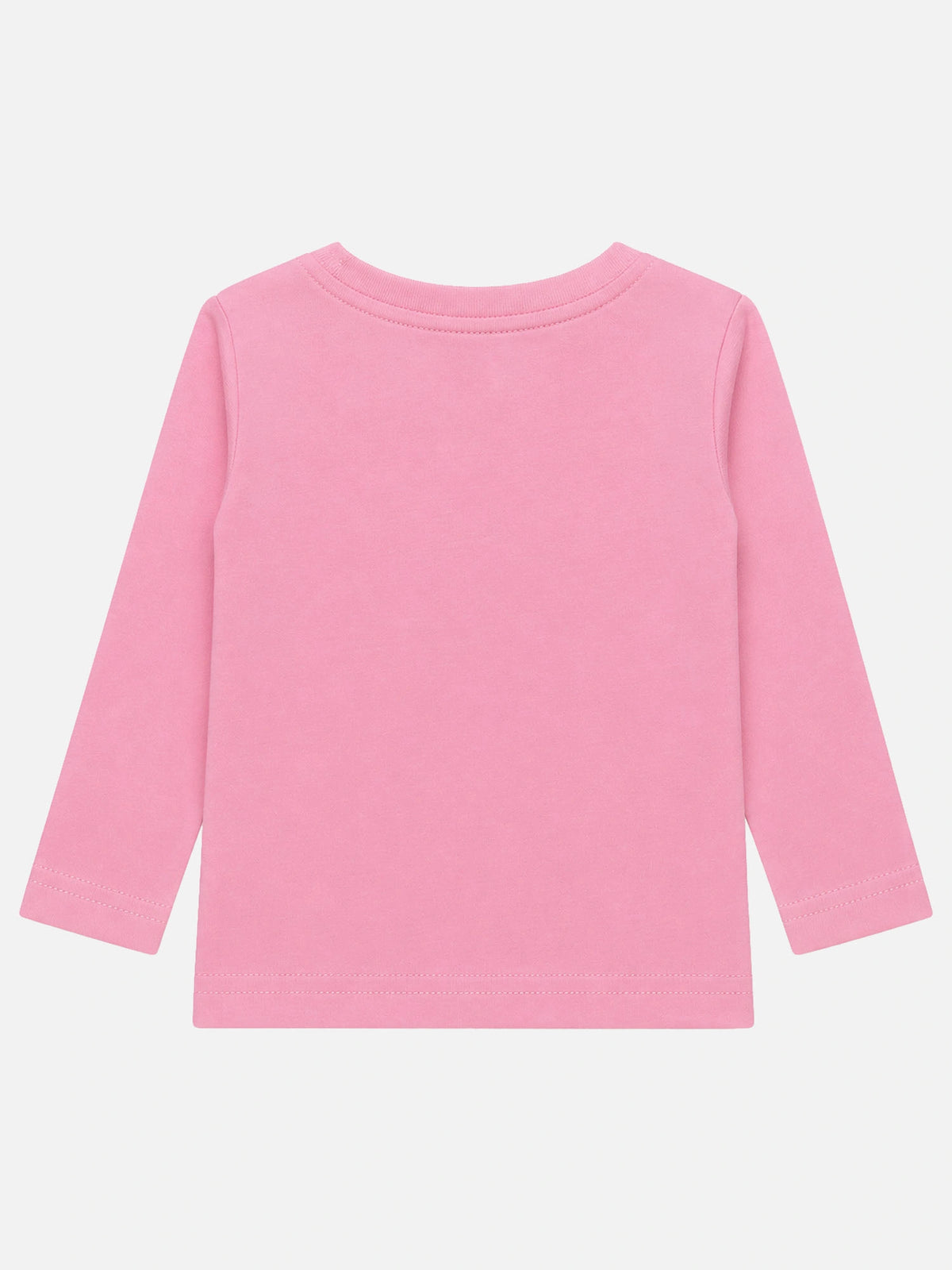 Baby Girls Shoulder Open T-Shirt Full Sleeves Casual Wear Top for Easy Dressing, Playtime and Regular Use