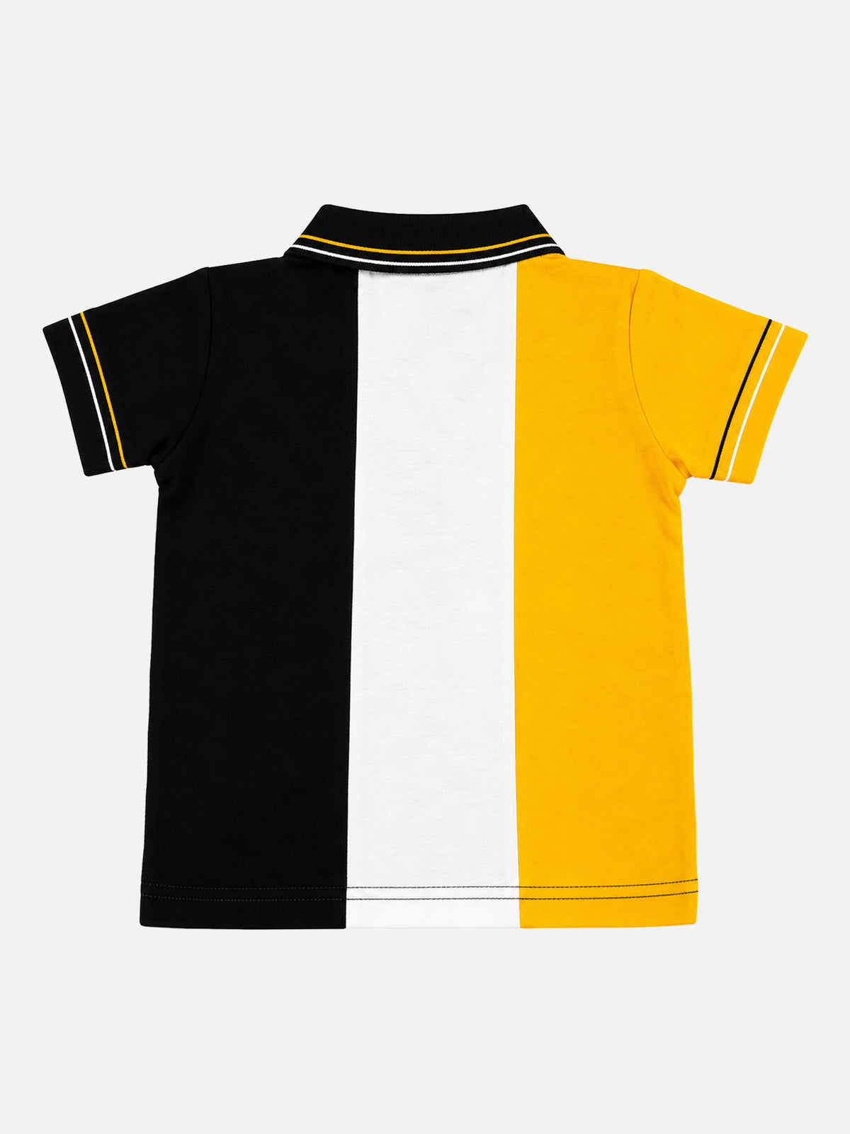 Baby Boys Pique Collar Half Sleeve T-Shirt with Regular Fit and Soft Breathable Fabric for Casual Wear - Pack of 1
