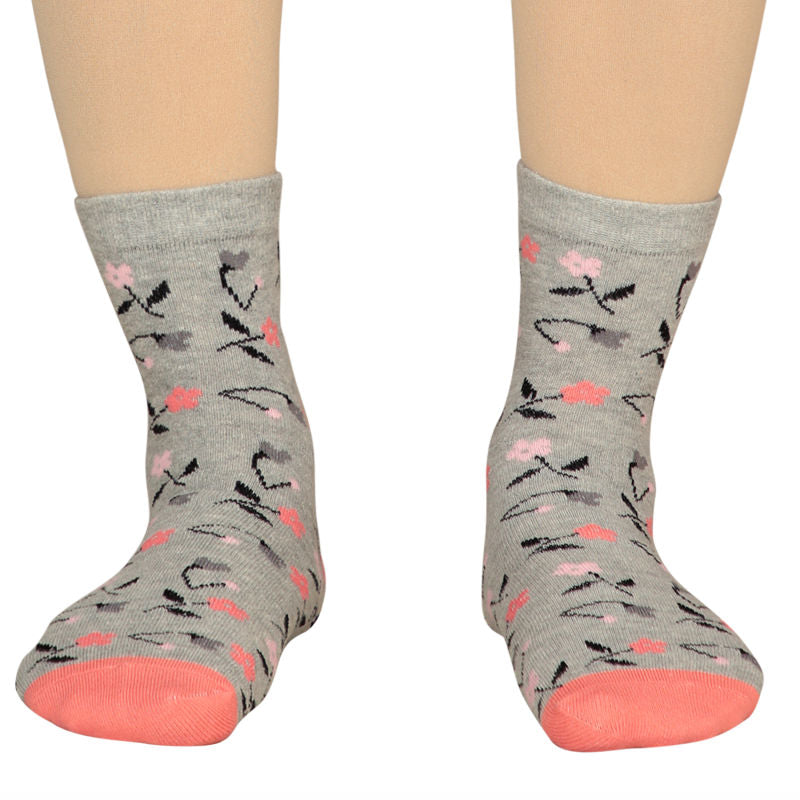 Women Cotton Spandex Socks Stretch Pack of 3 - Bodycare