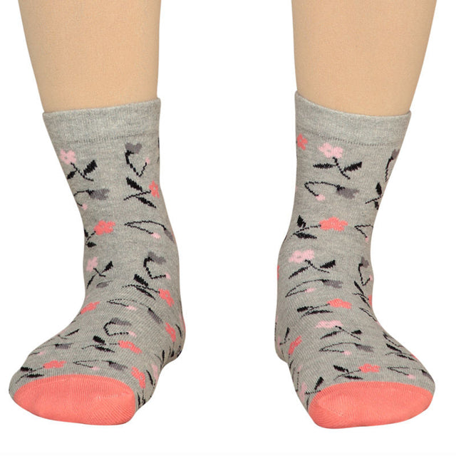 Women Cotton Spandex Socks Stretch Pack of 3 - Bodycare