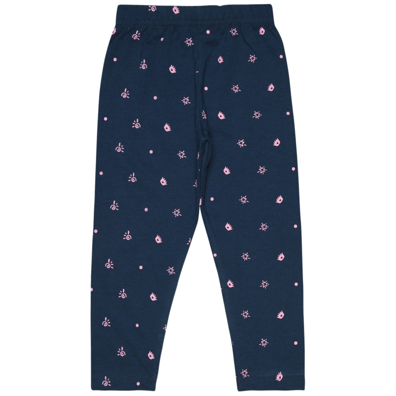Bodycare Girls Cotton Printed Capri Pack Of 4