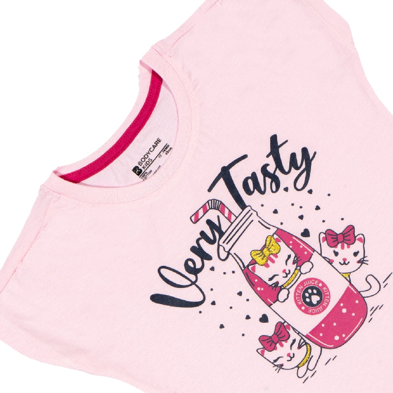 Baby Girls T-Shirt Round Neck Half Sleeves - Bodycare