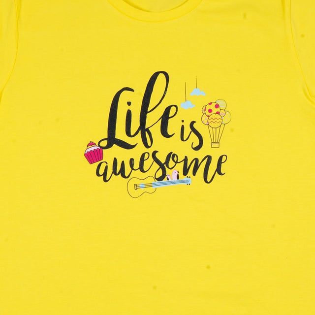 Women T-Shirt Round Neck Half Sleeves - Bodycare