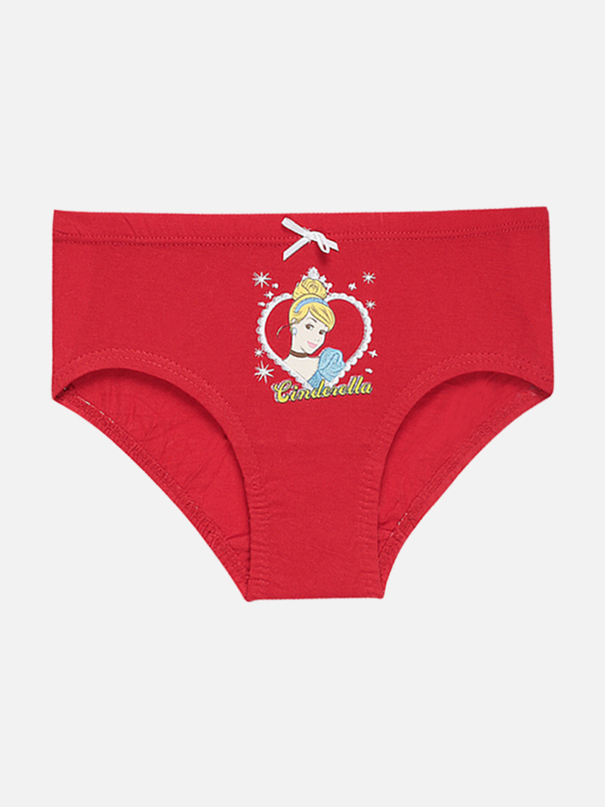 Girls Frozen Innerwear Panty Cotton Solid with Inner Elastic for Everyday Comfort and Kids Essentials - Pack of 5