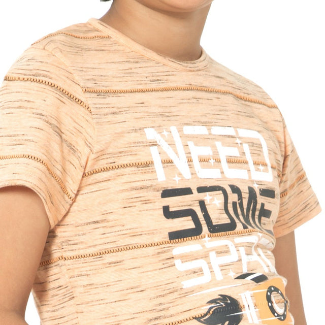 Boys 100% Cotton T-Shirt Round Neck Half Sleeves Pack of 1 - Bodycare