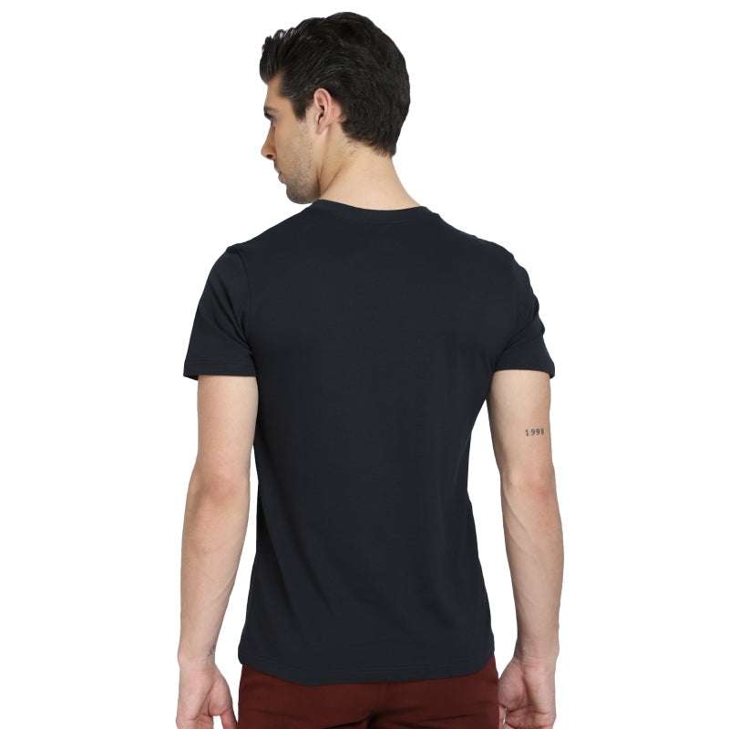 DYCA Men Tshirt Round Neck Half Sleeves Solid Pack Of 2