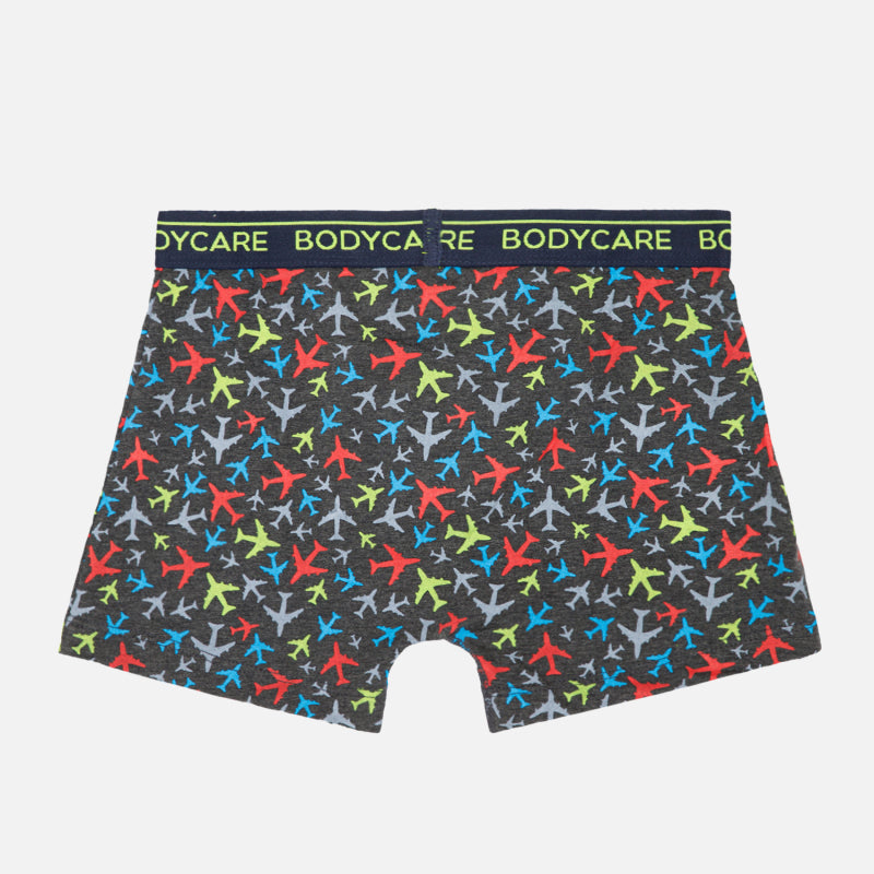 Bodycare Boys Trunks Navy & Anthra Melange Pack Of 2