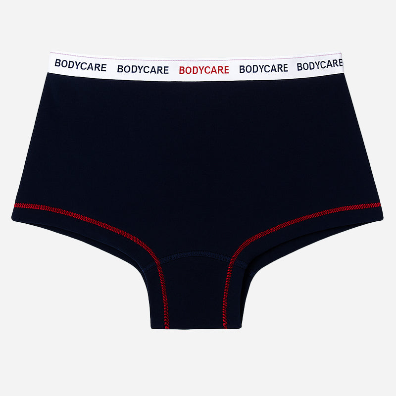 BODYCARE Girl's Premium Cotton Boyshorts Pack of 4 (Color & Print May Vary)