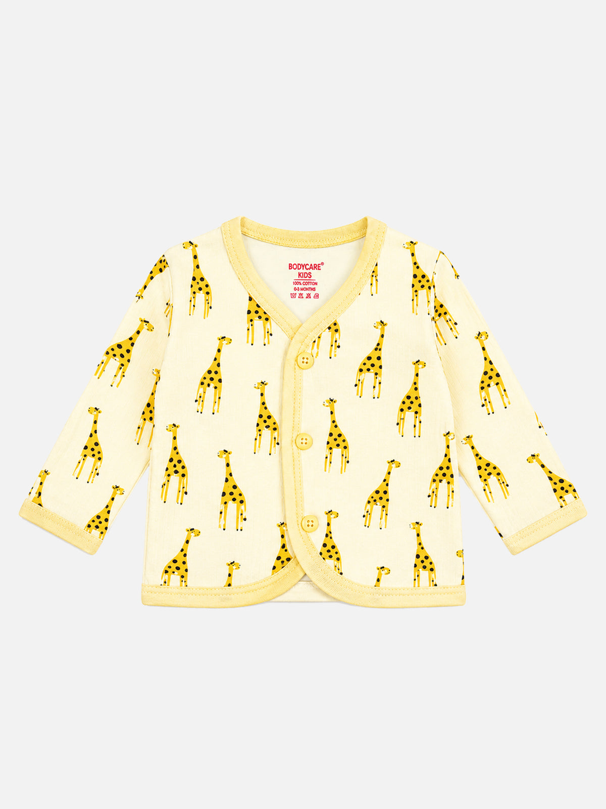 Unisex Baby Printed Front Open Top for Easy Dressing, Comfortable Daily Wear and Regular Wardrobe Use - Pack of 3