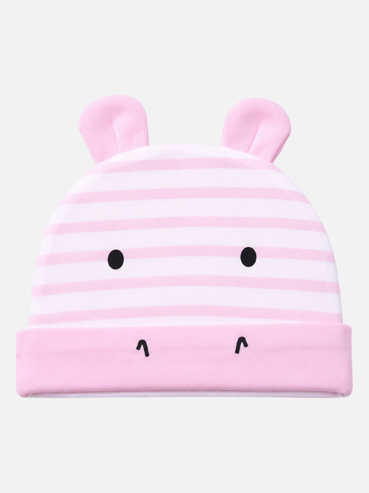 Baby Girls Cap Set for Soft Everyday Head Coverage and Practical Nursery Essentials at Home - Pack of 2