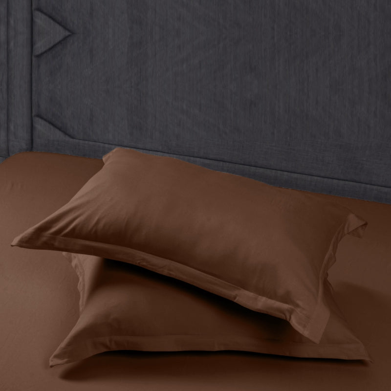 Bodycomfy 100% Cotton Hosiery Single Bed Fitted Bedsheet – Solid