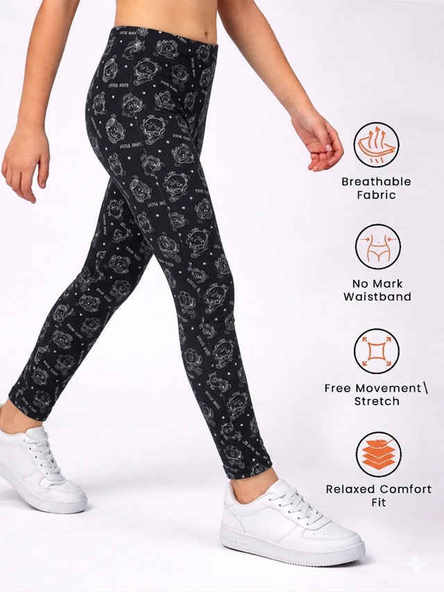 Girls 100% Cotton Leggings - Bodycare