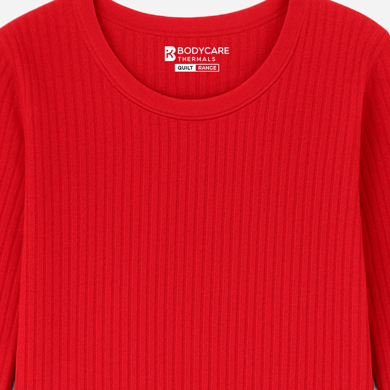 Quilt Bodycare Antibacterial Unisex Round Neck full Sleeves Thermal Top & Pajami Set