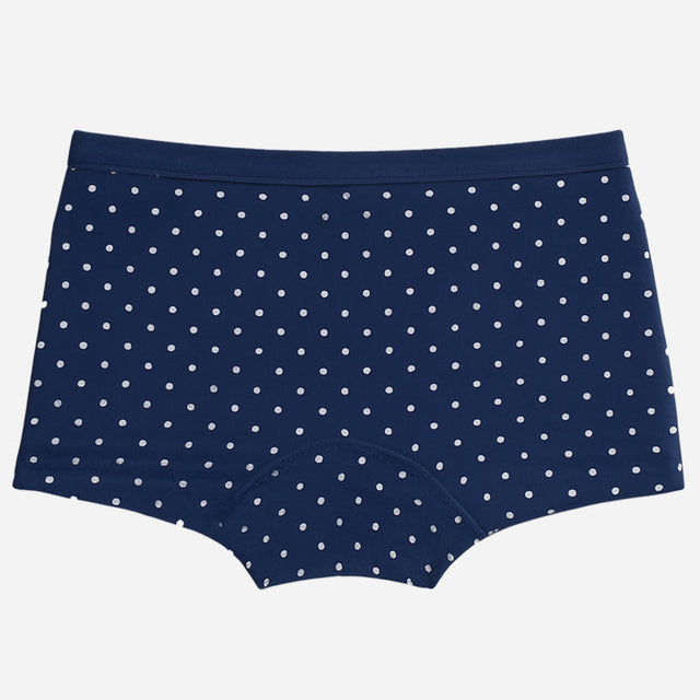 Girls 100% Cotton Boyshorts Inner Elastic Stretch Pack of 2 - Bodycare