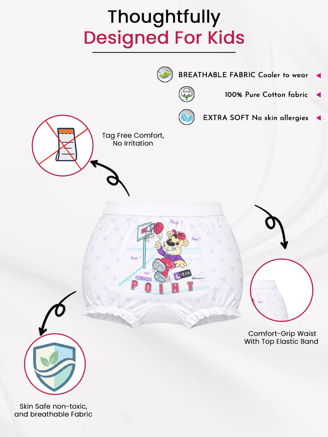 Unisex Cotton Spandex Bloomer Stretch Lycra Band Pack of 6 - Bodycare