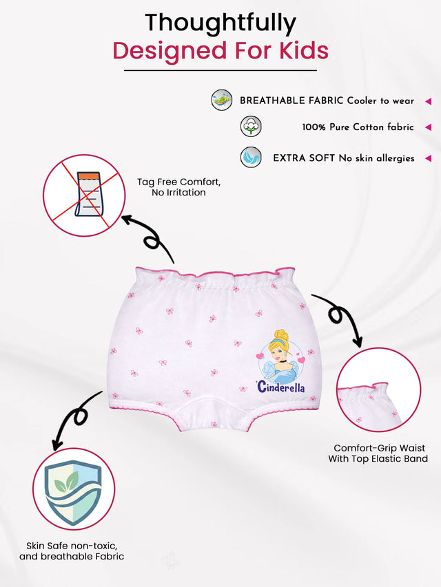Girls Princess Bloomer Pack of 6 - Bodycare