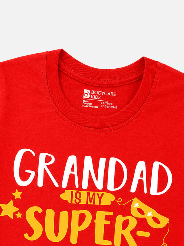 Baby Boys 100% Cotton T-Shirt Round Neck Half Sleeves Regular Fit Top with Soft Breathable Fabric for Daily Wear