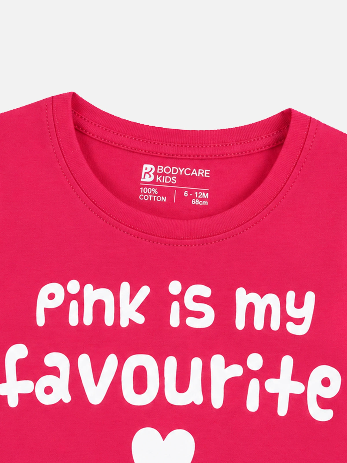 Baby Girls 100% Cotton Antiviral T-Shirt for Comfortable Casual Wear and Everyday Wardrobe Essentials