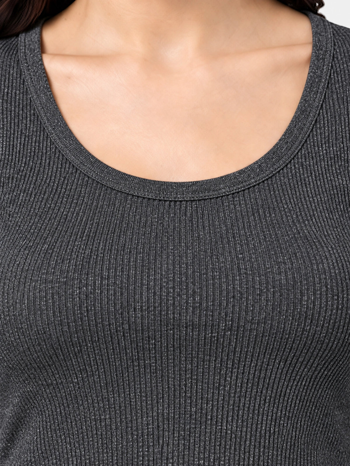 Women 100% Cotton Thermal Top with Warm Innerwear Comfort, Essential Winter Wear and Regular Fit Styling