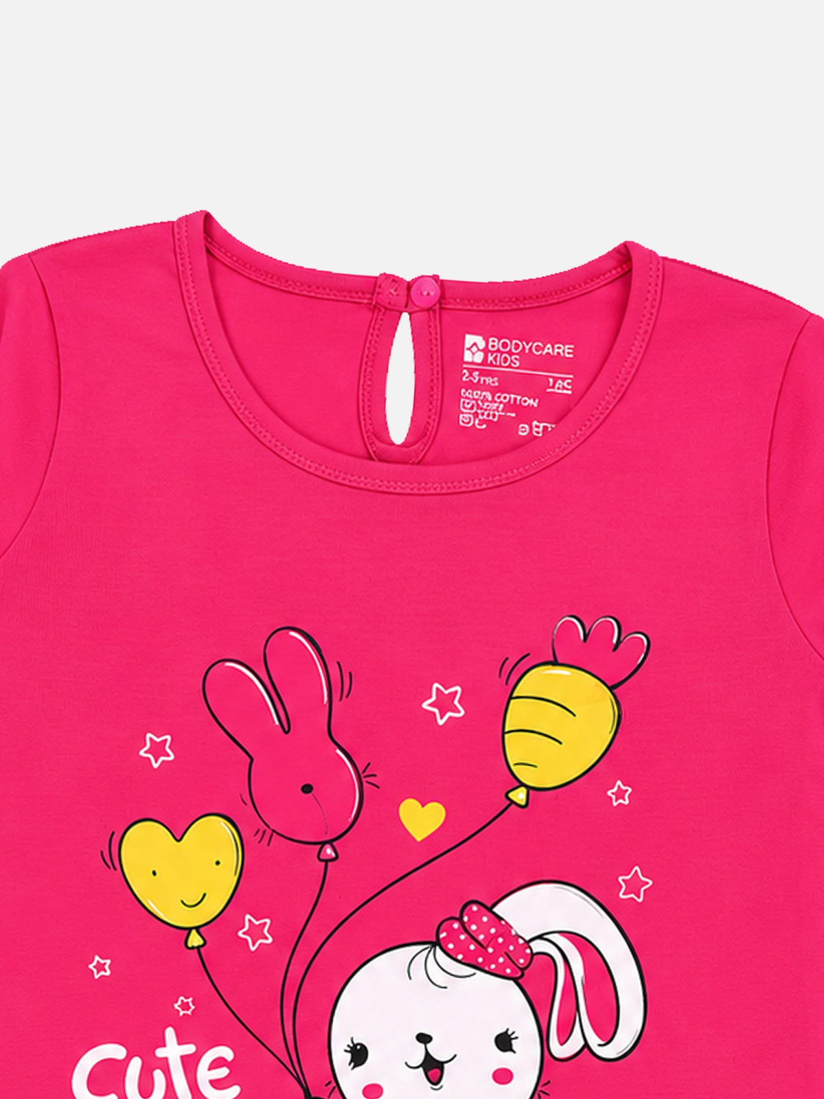 Baby Girls 100% Cotton Full Sleeve Frock with Breathable Fabric, Skin Friendly Regular Fit and Comfortable Wear - Pack of 1