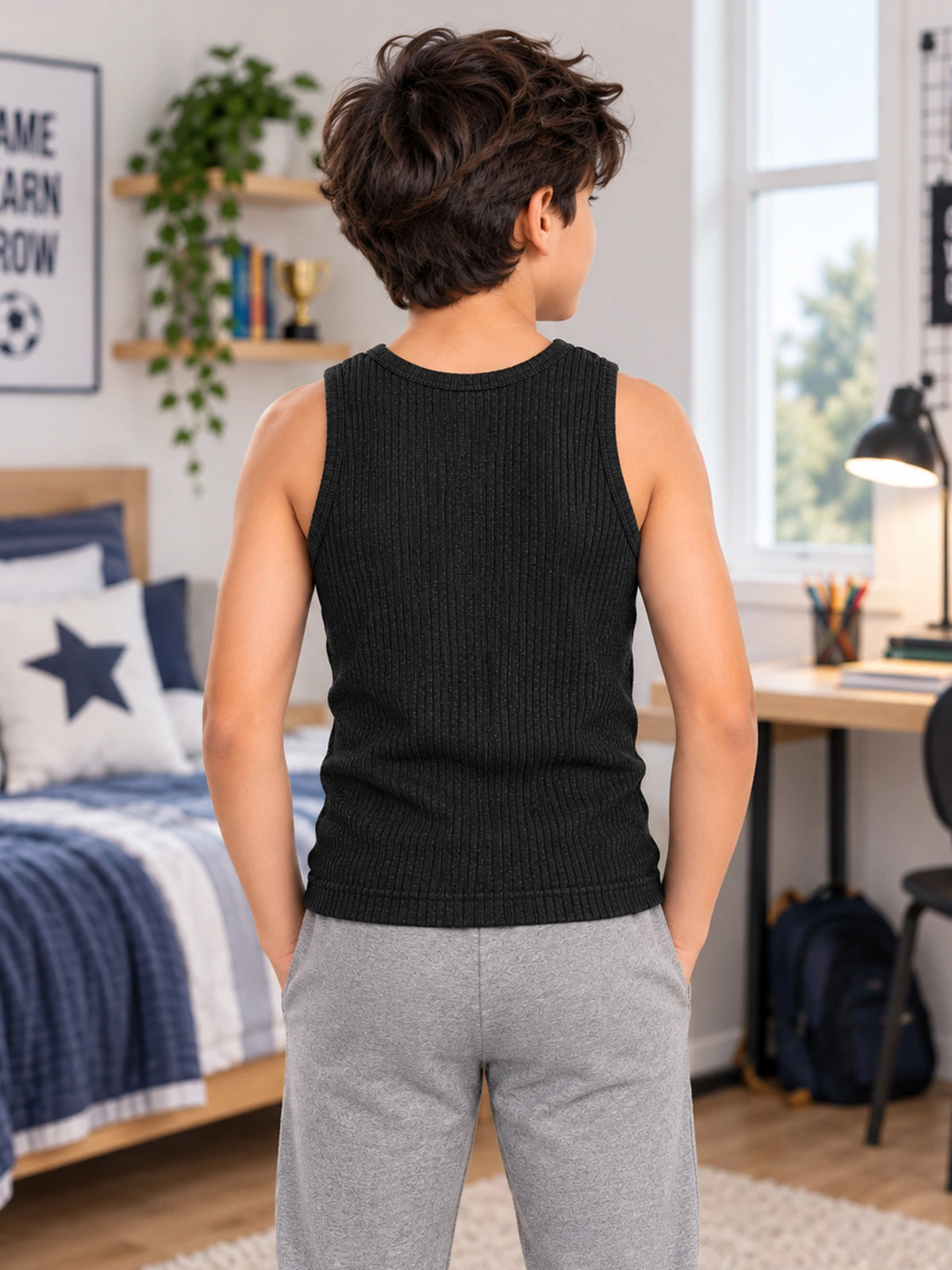 Unisex Round Neck Sleeveless Thermal Top for Warm Winter Wear, Easy Base Layering and Everyday Comfort - Pack of 1