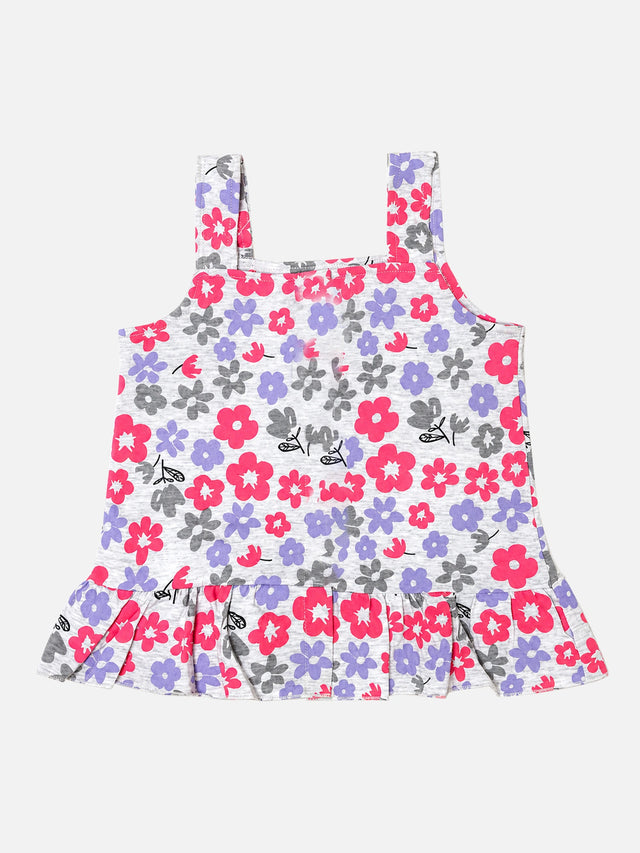 Girls 100% Cotton Top and Bottom Set for Everyday Outfit Comfort, Casual Wear and Easy Movement Essentials